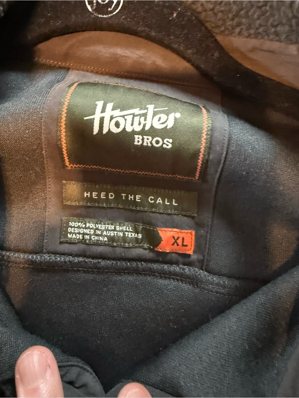 Howler Brothers Allegheny Men's Gray Fleece Button-Front Shirt - Picture 2 of 3